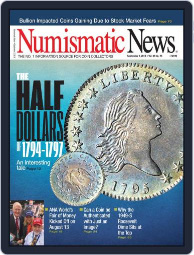 Numismatic News September 3rd, 2019 Digital Back Issue Cover