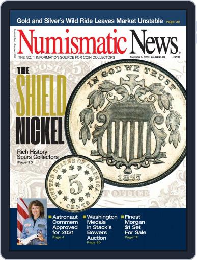 Numismatic News November 5th, 2019 Digital Back Issue Cover