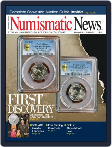 Numismatic News December 3rd, 2019 Digital Back Issue Cover
