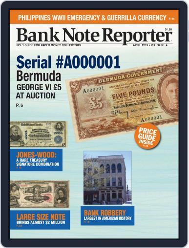Banknote Reporter April 1st, 2019 Digital Back Issue Cover