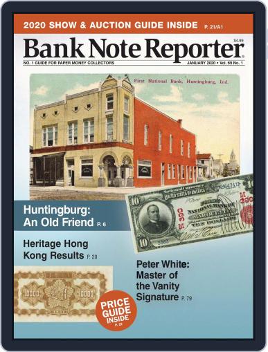 Banknote Reporter January 1st, 2020 Digital Back Issue Cover