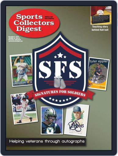 Sports Collectors Digest November 8th, 2019 Digital Back Issue Cover