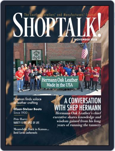 Shop Talk! November 1st, 2018 Digital Back Issue Cover