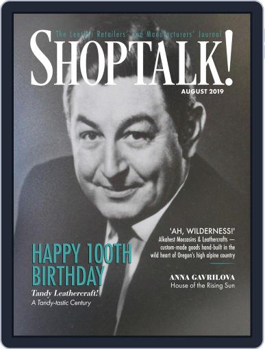 Shop Talk! August 1st, 2019 Digital Back Issue Cover