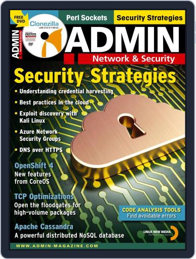 ADMIN Network & Security September 1st, 2019 Digital Back Issue Cover
