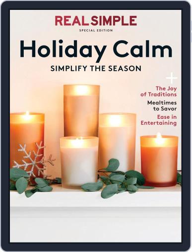 Real Simple A Season of Calm October 18th, 2019 Digital Back Issue Cover