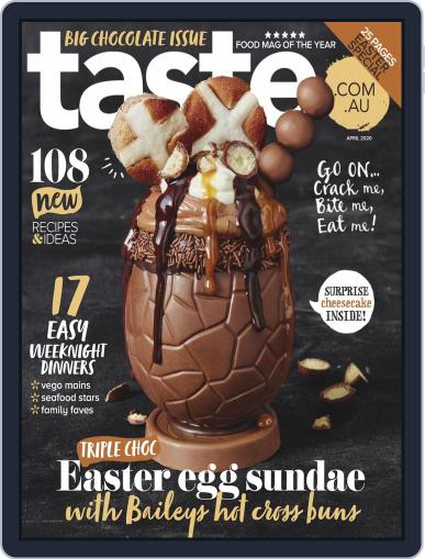 Taste.com.au April 1st, 2020 Digital Back Issue Cover