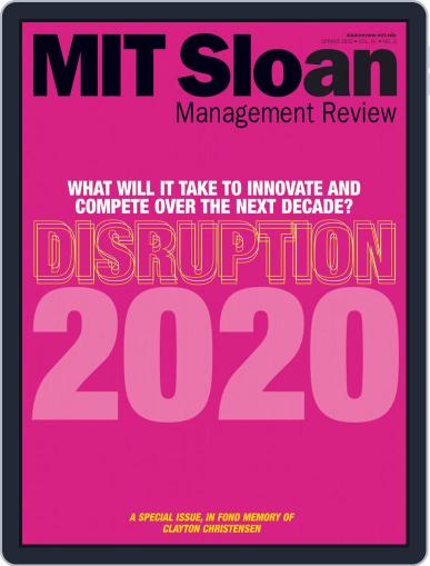 MIT Sloan Management Review March 1st, 2020 Digital Back Issue Cover