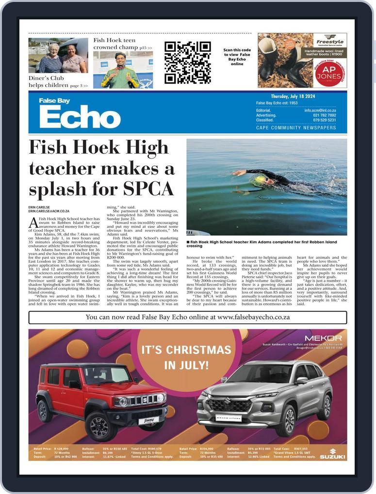 False Bay Echo (Digital) Subscription