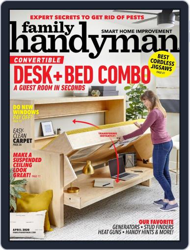 Family Handyman April 1st, 2020 Digital Back Issue Cover