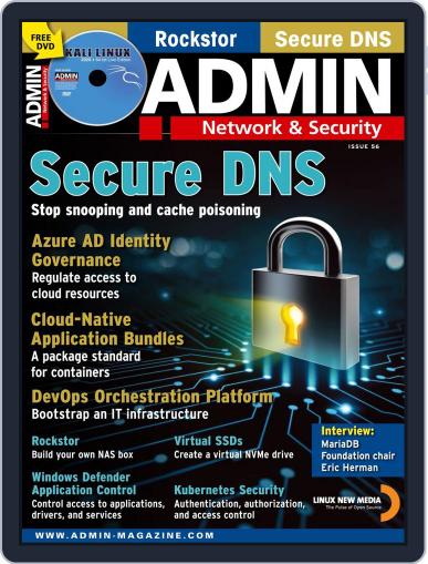 ADMIN Network & Security March 1st, 2020 Digital Back Issue Cover