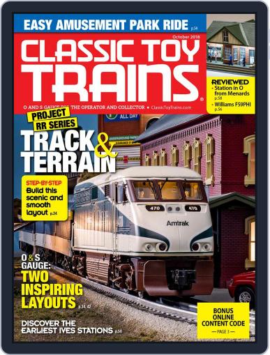 Classic Toy Trains October 1st, 2018 Digital Back Issue Cover