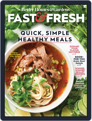 Better Homes and Gardens Fast & Fresh March 6th, 2020 Digital Back Issue Cover