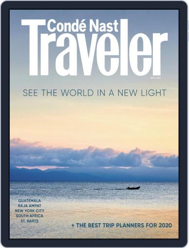 Conde Nast Traveler April 1st, 2020 Digital Back Issue Cover