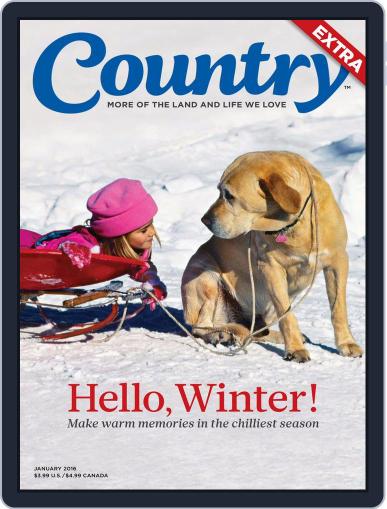 Country Extra January 1st, 2016 Digital Back Issue Cover