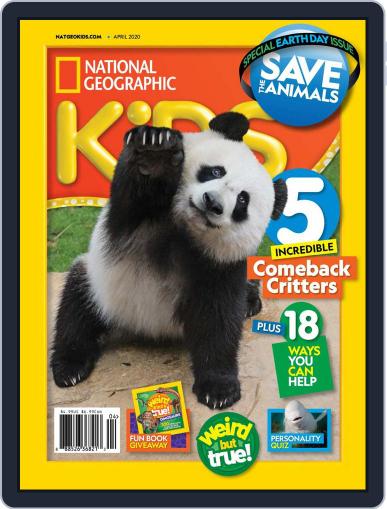 National Geographic Kids April 1st, 2020 Digital Back Issue Cover