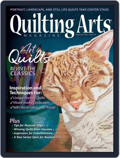 Quilting Arts April 1st, 2020 Digital Back Issue Cover