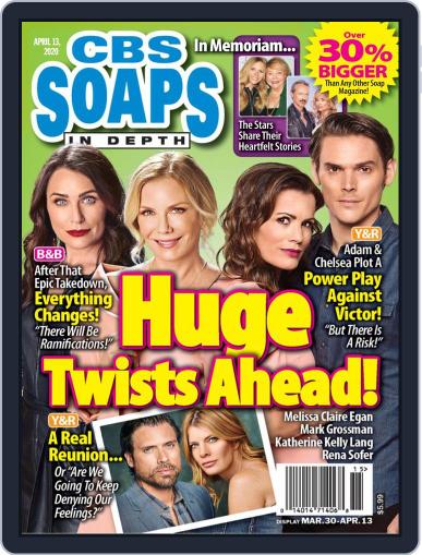 CBS Soaps In Depth April 13th, 2020 Digital Back Issue Cover
