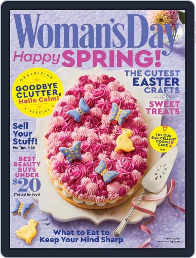 Woman's Day April 1st, 2020 Digital Back Issue Cover