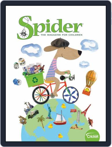 Spider Magazine Stories, Games, Activites And Puzzles For Children And Kids April 1st, 2020 Digital Back Issue Cover