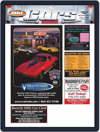 Old Cars Weekly April 23rd, 2020 Digital Back Issue Cover