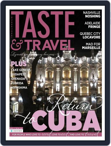 Taste and Travel International April 1st, 2020 Digital Back Issue Cover