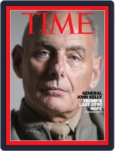 Time Magazine International Edition August 21st, 2017 Digital Back Issue Cover