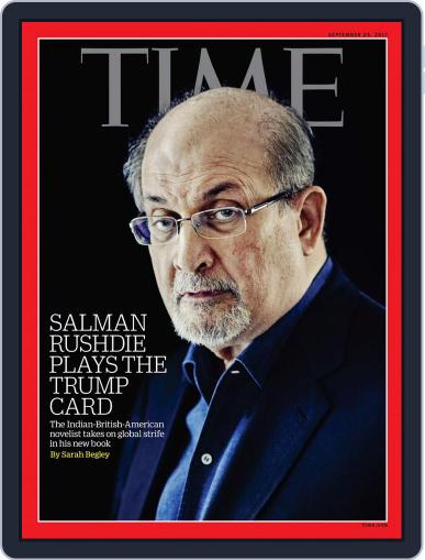 Time Magazine International Edition September 25th, 2017 Digital Back Issue Cover