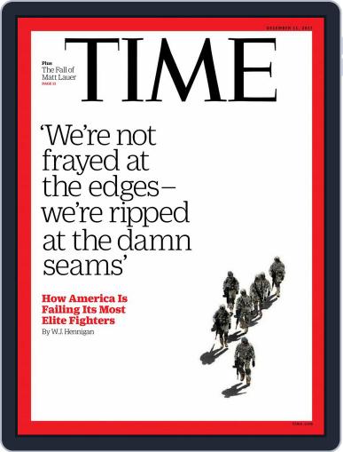 Time Magazine International Edition December 11th, 2017 Digital Back Issue Cover