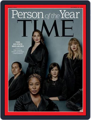 Time Magazine International Edition December 18th, 2017 Digital Back Issue Cover