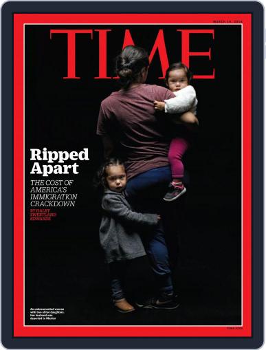 Time Magazine International Edition March 19th, 2018 Digital Back Issue Cover