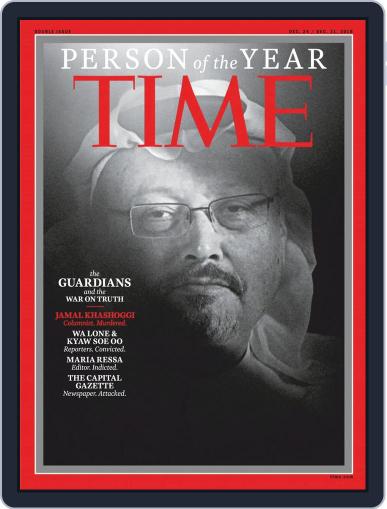 Time Magazine International Edition December 24th, 2018 Digital Back Issue Cover