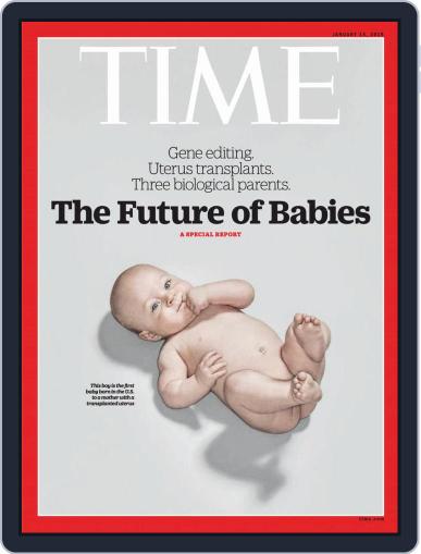Time Magazine International Edition January 14th, 2019 Digital Back Issue Cover