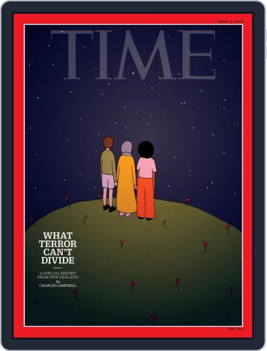 Time Magazine International Edition April 1st, 2019 Digital Back Issue Cover