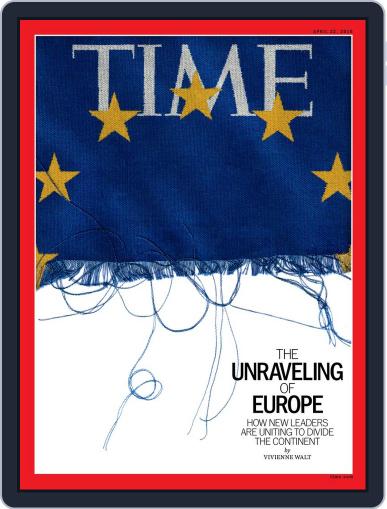 Time Magazine International Edition April 22nd, 2019 Digital Back Issue Cover
