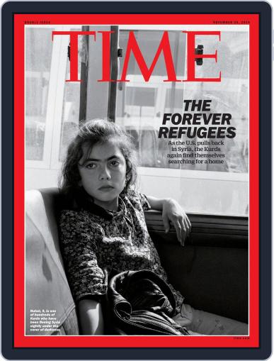 Time Magazine International Edition November 25th, 2019 Digital Back Issue Cover