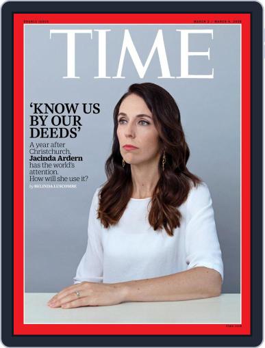 Time Magazine International Edition March 2nd, 2020 Digital Back Issue Cover