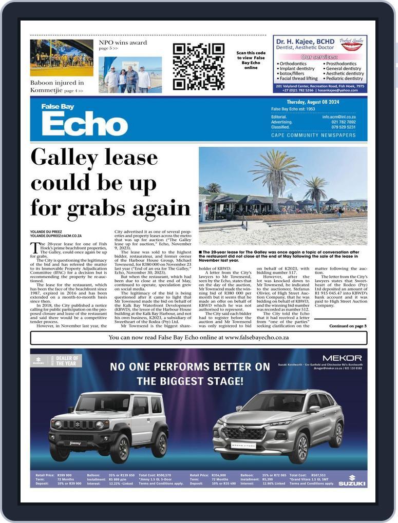 False Bay Echo (Digital) Subscription