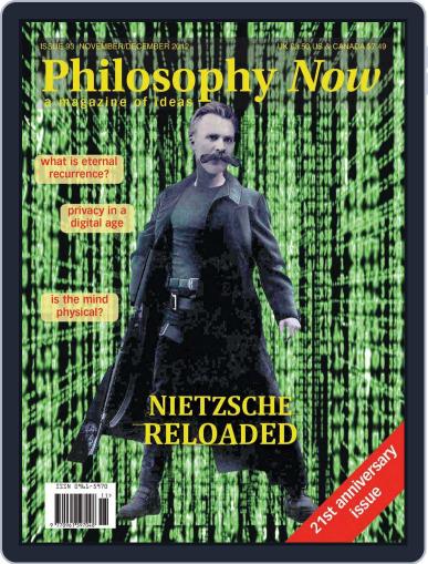 Philosophy Now November 20th, 2012 Digital Back Issue Cover
