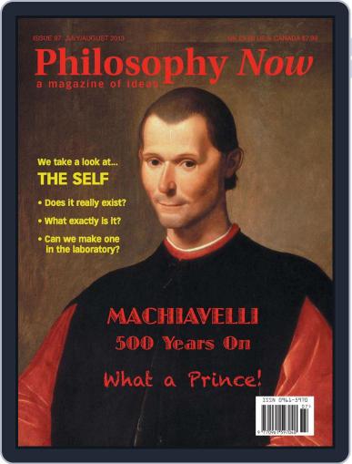 Philosophy Now July 18th, 2013 Digital Back Issue Cover