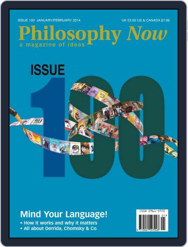 Philosophy Now February 6th, 2014 Digital Back Issue Cover
