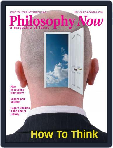 Philosophy Now January 20th, 2015 Digital Back Issue Cover