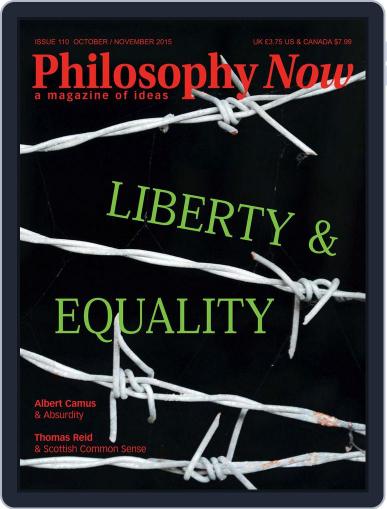 Philosophy Now October 1st, 2015 Digital Back Issue Cover