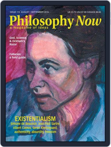Philosophy Now July 19th, 2016 Digital Back Issue Cover