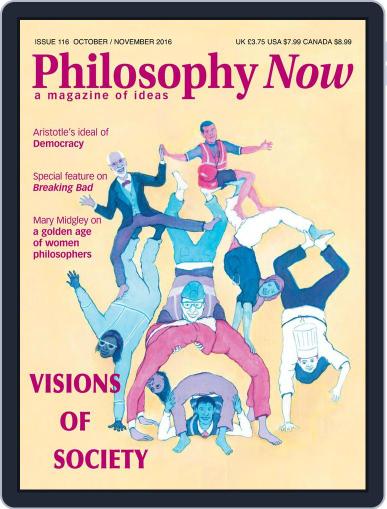 Philosophy Now October 1st, 2016 Digital Back Issue Cover