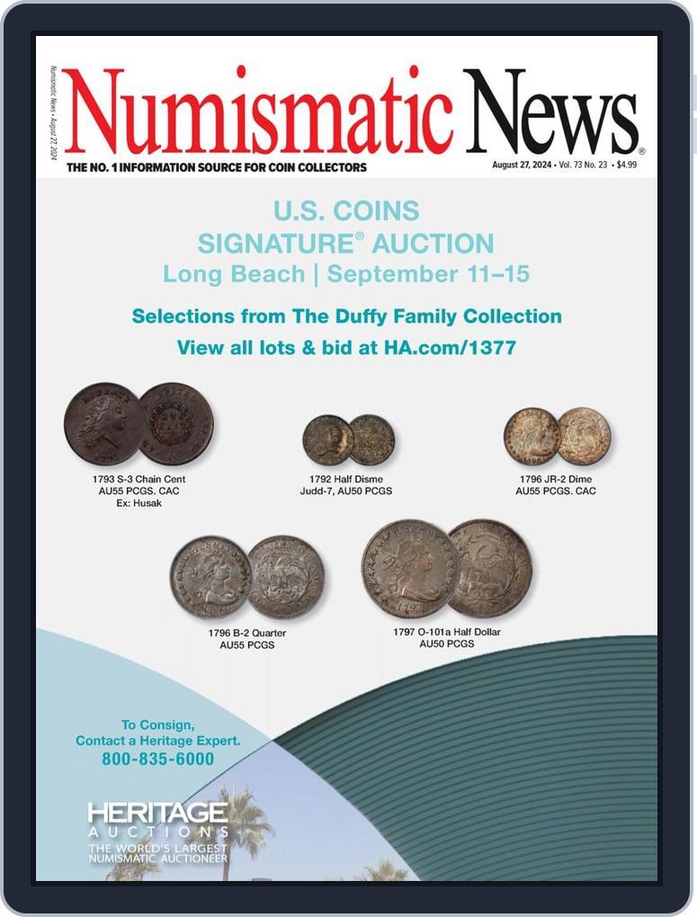 Numismatic News (Digital) Subscription                    August 27th, 2024 Issue