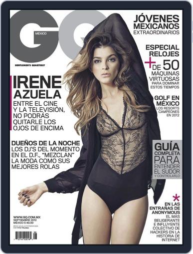 GQ Mexico August 31st, 2012 Digital Back Issue Cover