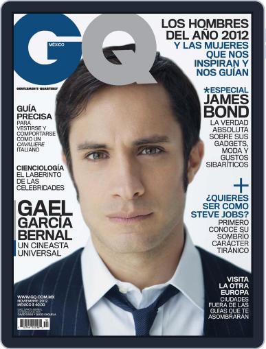 GQ Mexico November 2nd, 2012 Digital Back Issue Cover