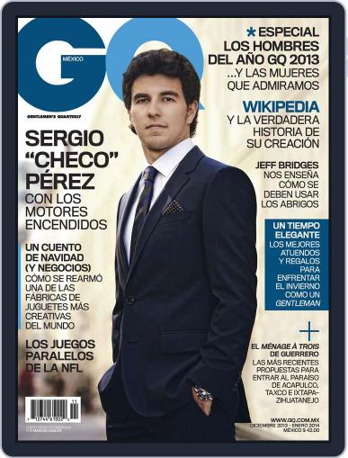 GQ Mexico December 2nd, 2013 Digital Back Issue Cover