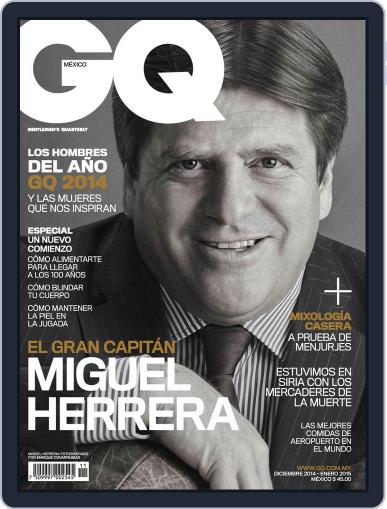 GQ Mexico December 2nd, 2014 Digital Back Issue Cover